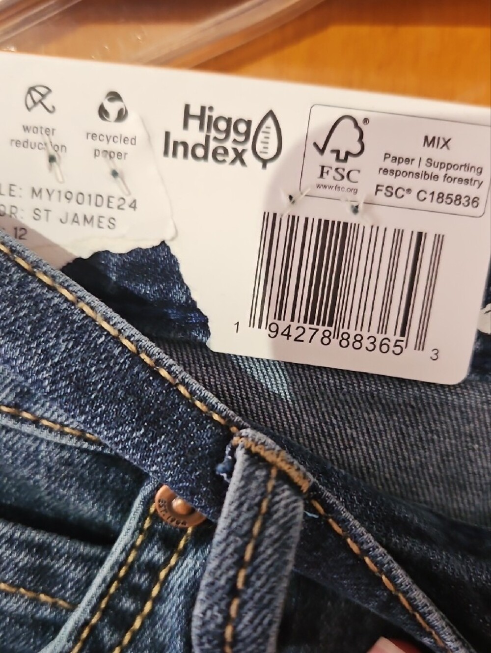 Seven7 Women's Skinny Jeans in Dark Blue Denim - Picture 4 of 7